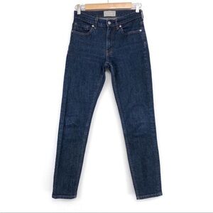EVERLANE Mid Rise Dark Wash Jean Regular
Fit Stretch Jeans Size 28 Women EUC